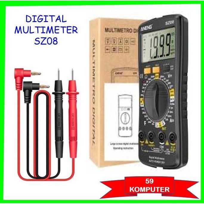 Aneng SZ08 Digital Multimeter Multitester Avometer Voltage Tester AUL