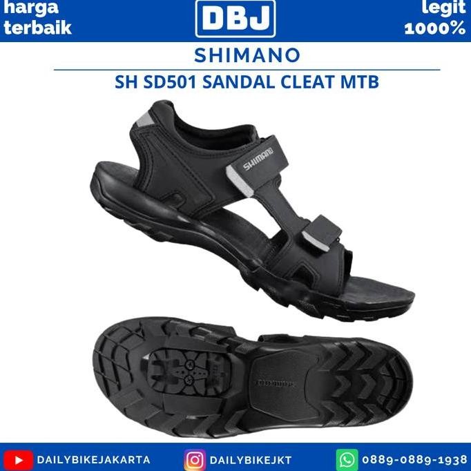 SEPATU SANDAL CLEAT SHIMANO SH SD501 SD5 SANDAL SEPEDA MTB lm