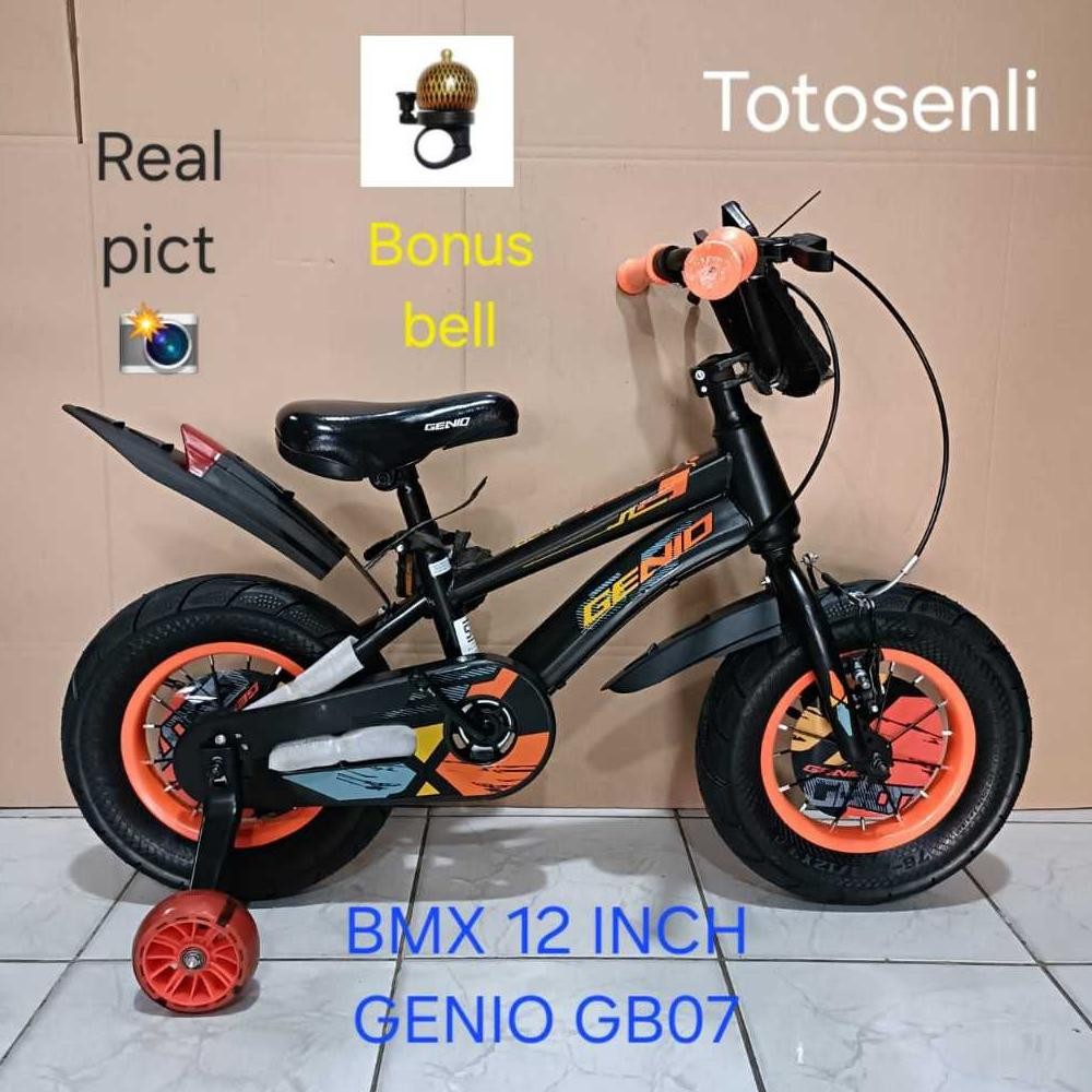 SEPEDA ANAK BMX 12 INCH GENIO GB07 BY UNITED SEPEDA ANAK LAKI LAKI