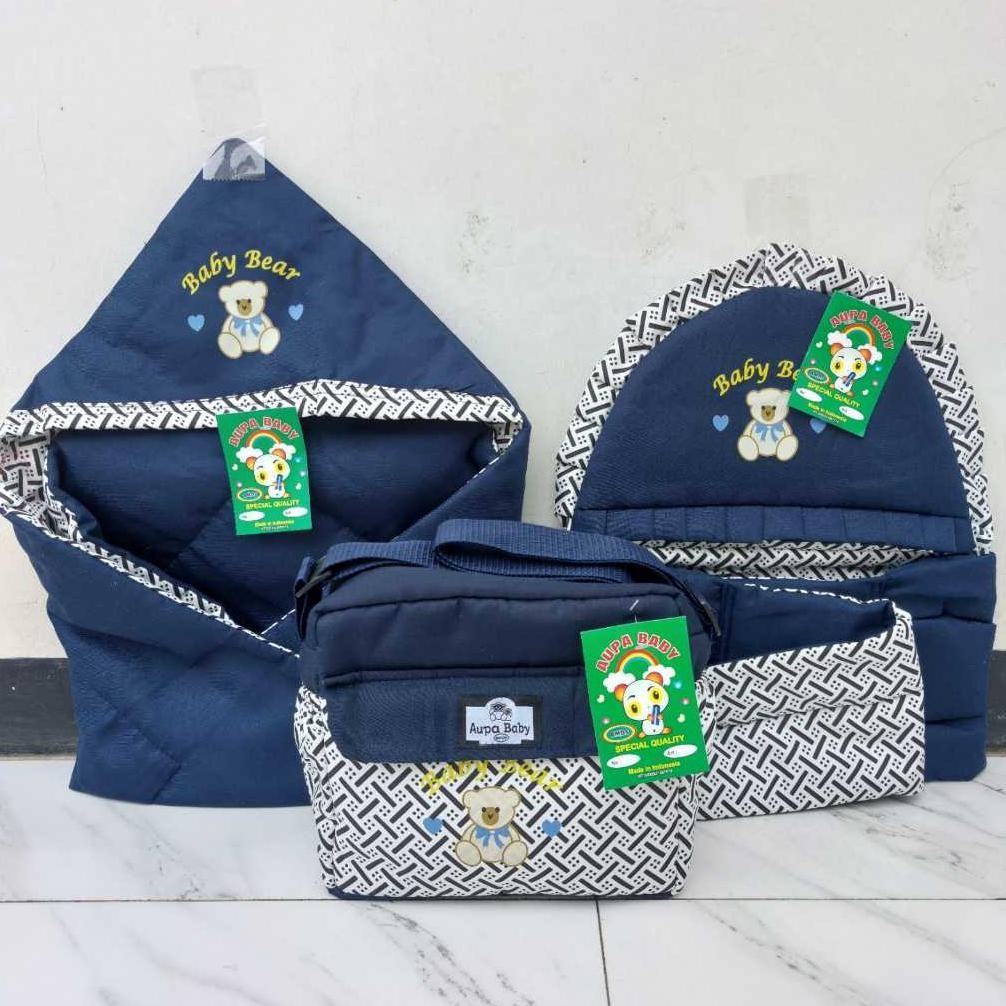 Racun Shopee New Arival Paket Hemat 3 In 1 Gendongan Bayi Tas Bayi Selimut Bayi Original Evy-510