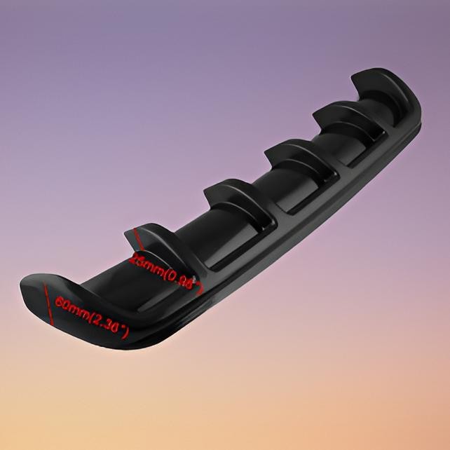 Diffuser Pelindung Bumper Belakang Mobil Universal