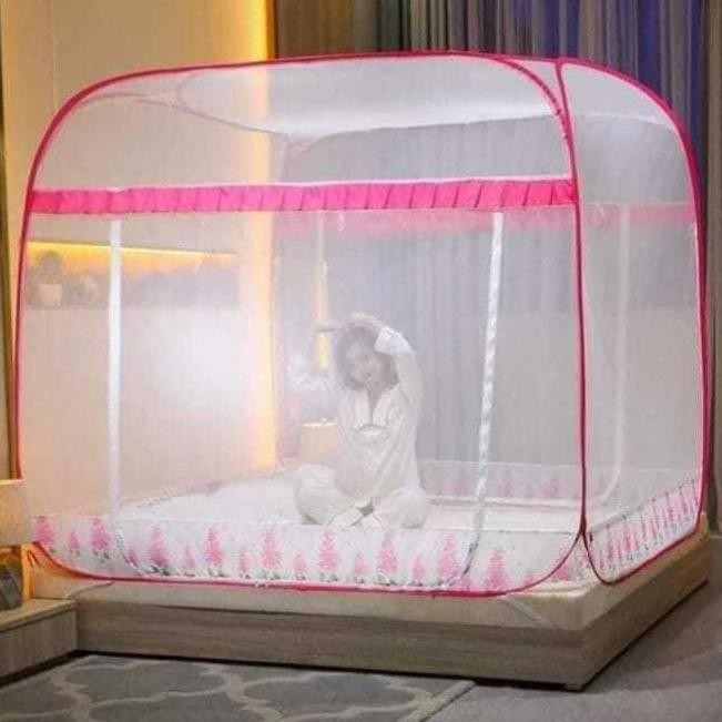 kelambu tebal klambu tempat tidur kelambu kotak ukuran jumbo