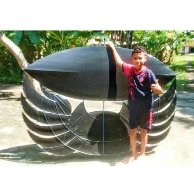 (Best) layangan ram raman 2 meter  sayap fiber full set sendaren