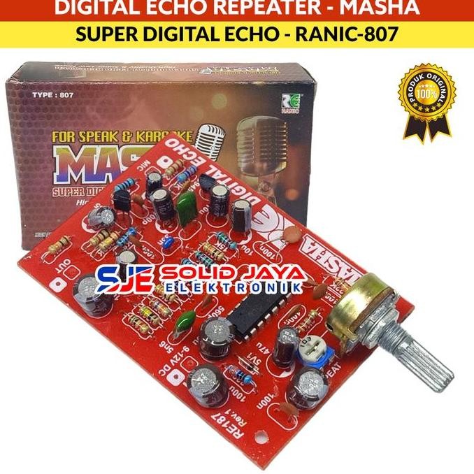 DV100 - KIT SUPER DIGITAL ECHO REPEATER MIC KARAOKE MASHA RANIC 807