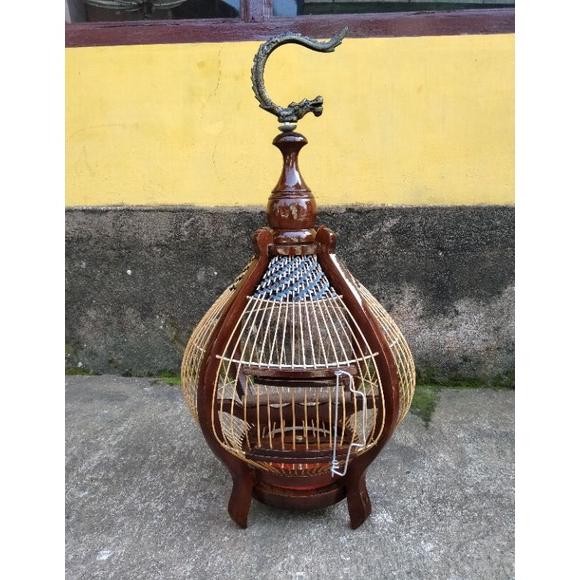 SANGKAR PERKUTUT MINI TEBOK LEPAS