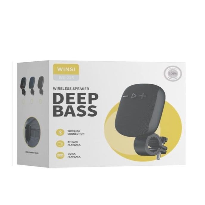 DA16 }} DEEP BASS SPEAKER STANG SEPEDA / MOTOR WIRELESS AUDIO SPEAKER