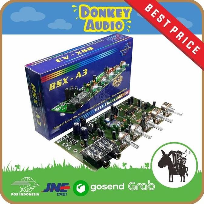 DF7 }} KIT TUNE TONE CONTROL TUN KONTROL DIGITAL ECHO MIC WITH STEREO BSX A3