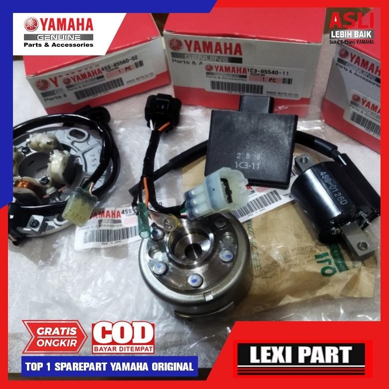 PENGAPIAN SET YZ 125 YZ125 4SS MORIC JAPAN PLUS CDI ORIGINAL