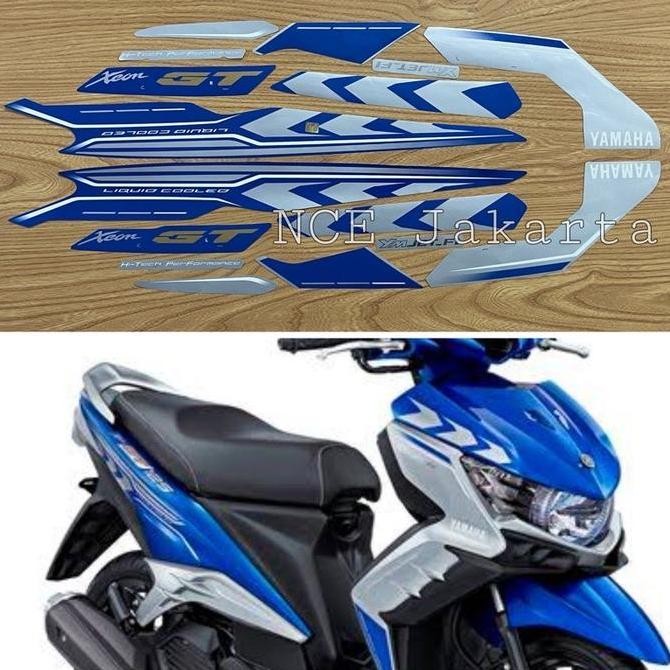 DV17 >> STIKER STRIPING XEON GT 2015 BIRU