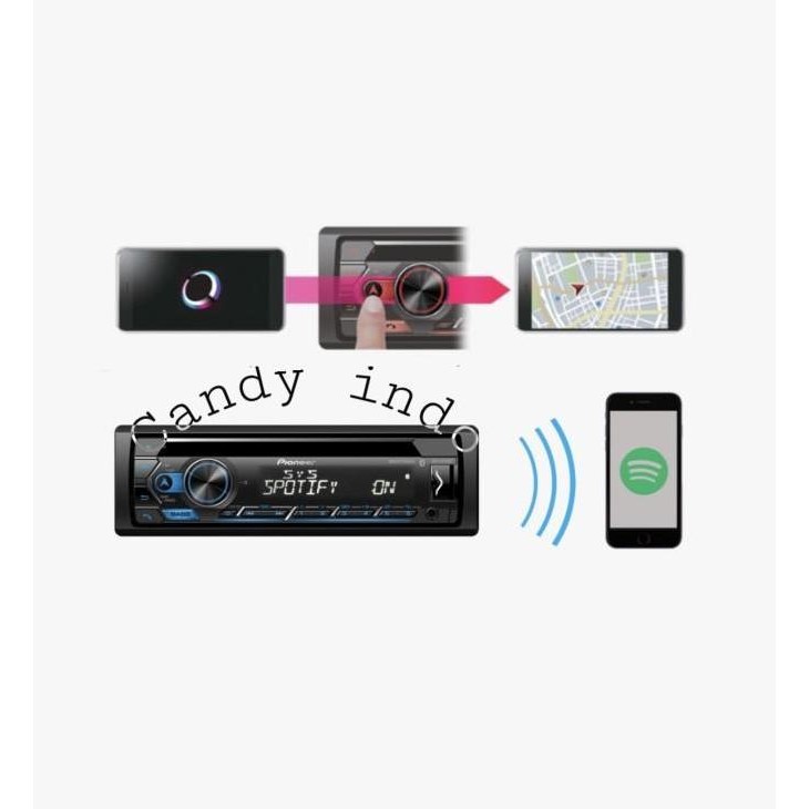 (Best) Pioneer DEH-S4250 BT single din Bluetooth Smart Sync