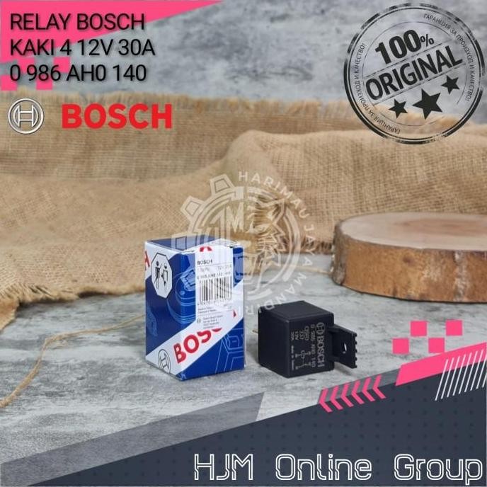(Best) RELAY 12V KAKI 4 30A / RELAY KLAKSON