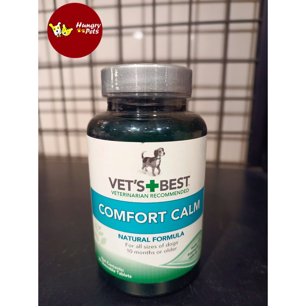 Suplemen Penenang Anjing Vet's Best Comfort Calm | Alat Bantu Penenang Anjing | Meningkatkan Relaksa