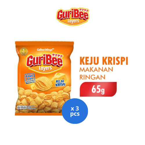 

Guribee Keju 65 gr x 3 pcs