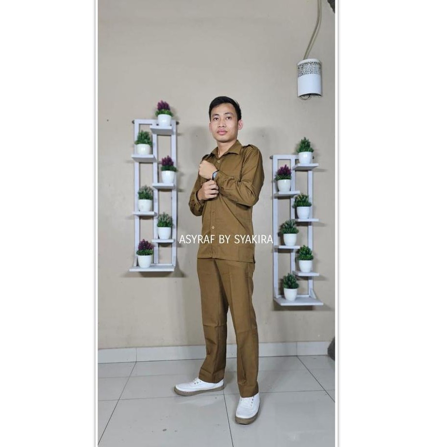 Seragam kerja pns pria,seragam kerja pdh pria pns,kemeja seragam kerja