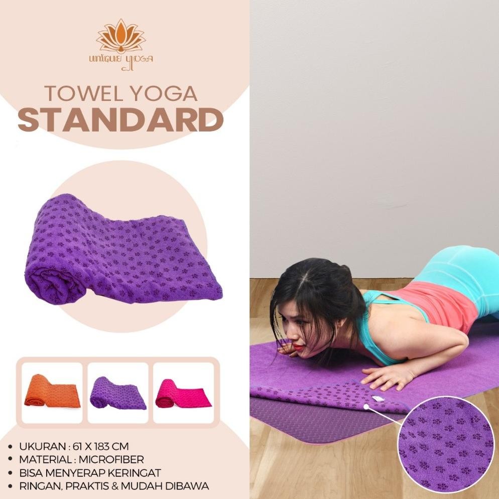TERLARIS Handuk Yoga Anti Slip / Jual Yoga Towel Mat / Yoga Towel Murah/ Towel Matras Yoga / Alas Ma
