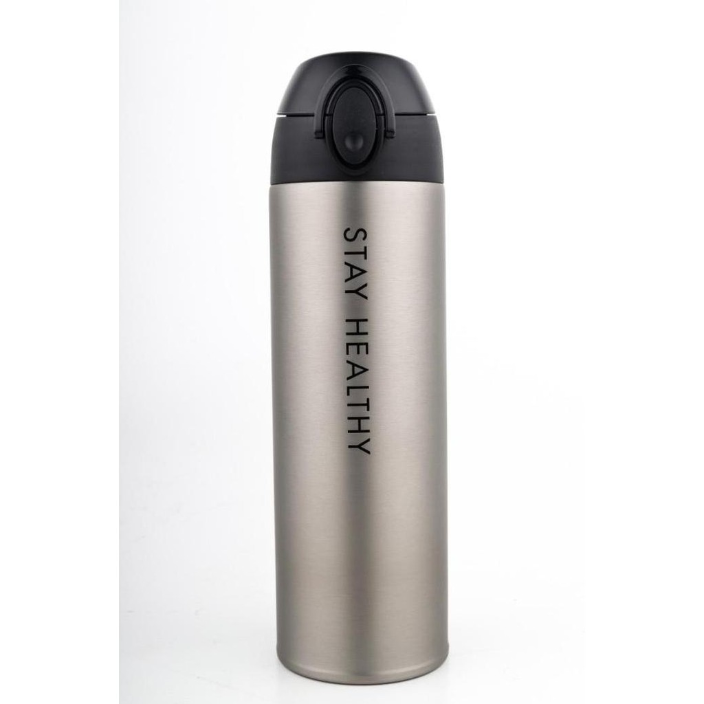 (Best) Brighton Vacum Flask Tumbler [Termos Air] 500ml Silver Grey GMG8901