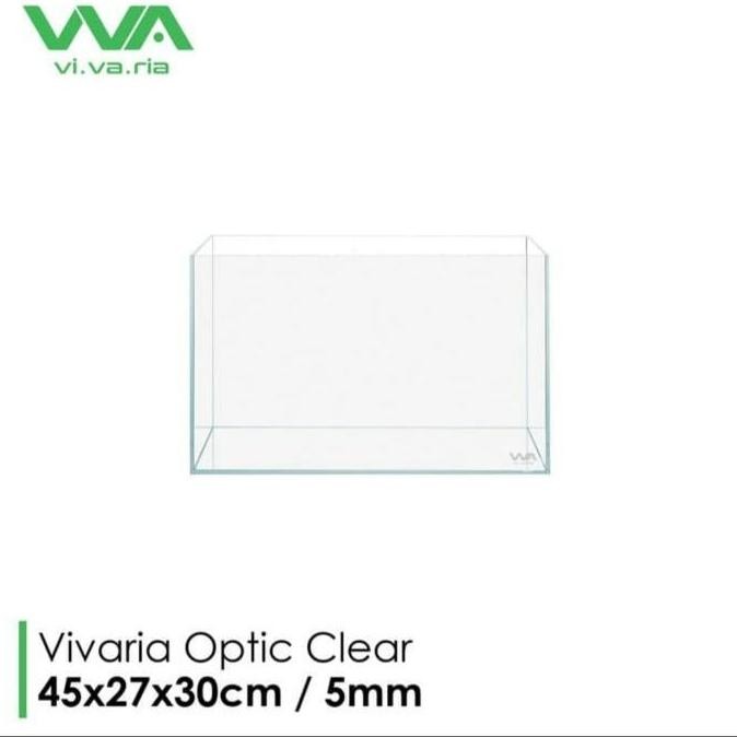 BEBAS ONGKIR - vivaria optic clear Aquarium Optic Clear 45x27x30 5mm Vivaria cube