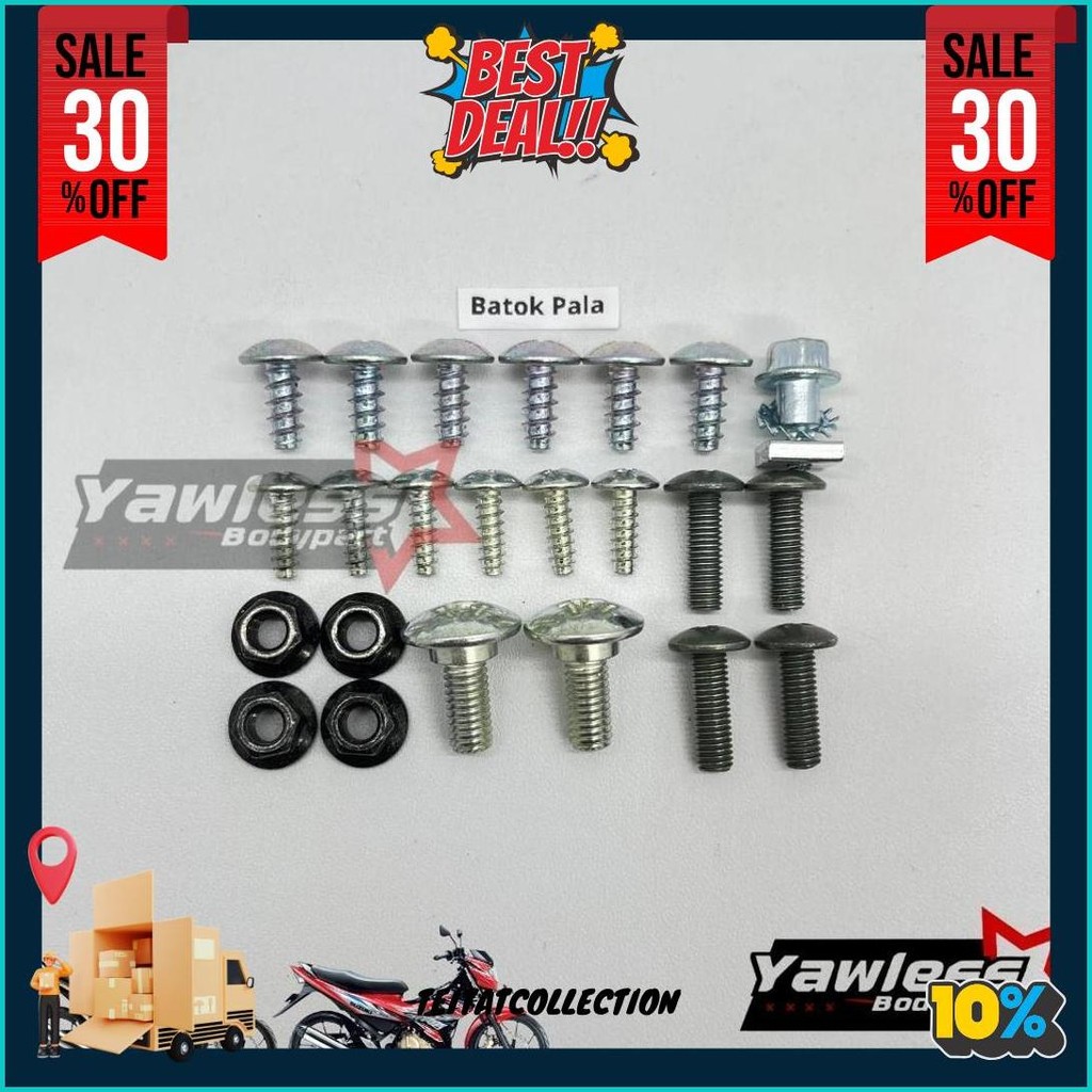 Baut Body Satria Fu Full Set / Baut Satria Fu Full Body Siap Kirim