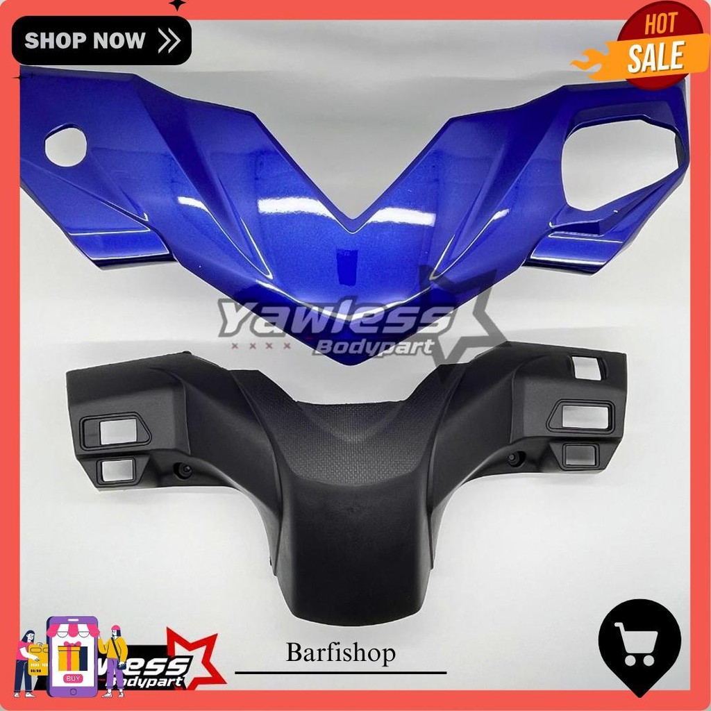 Batok Kepala Beat Karbu Biru Tua Th 2008-2012 Batok Depan Belakang Beat Karbu Biru Tua 2008 Batok Be