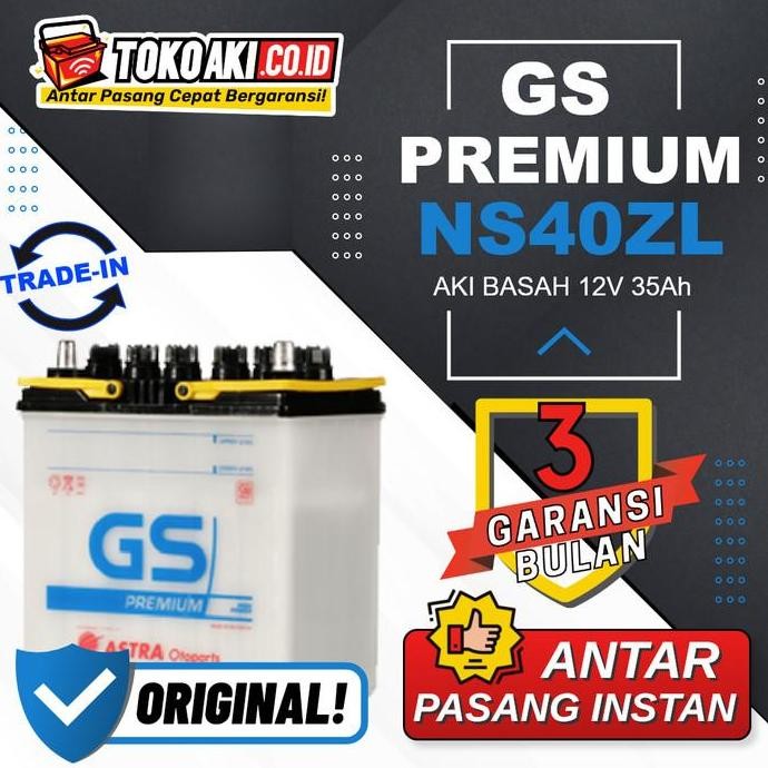 Gs Astra Premium Ns40Zl - 12V 35Ah