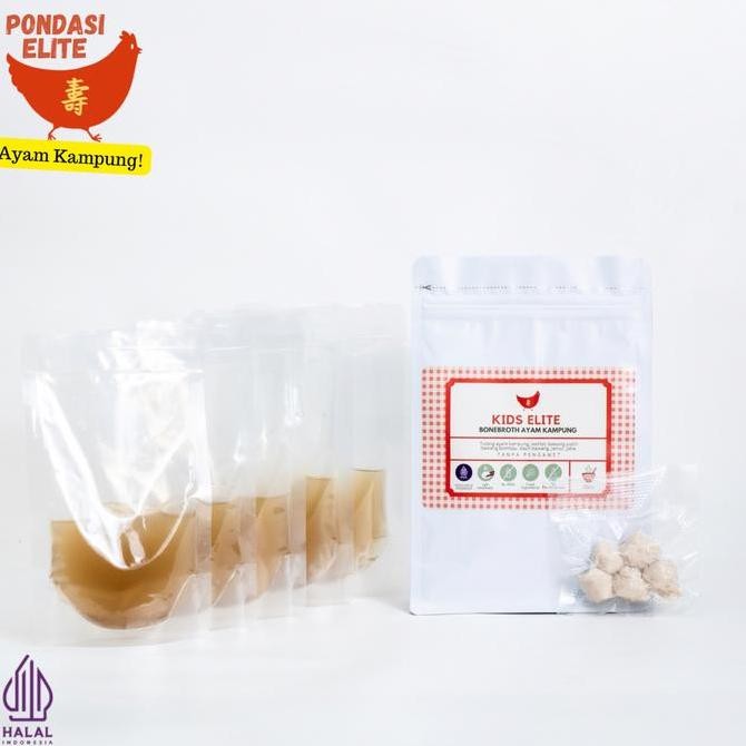 Bonebroth Bandung - Kaldu Ayam Kampung Untuk Anak - Kids Elite 5 x 85ml - Best Seller