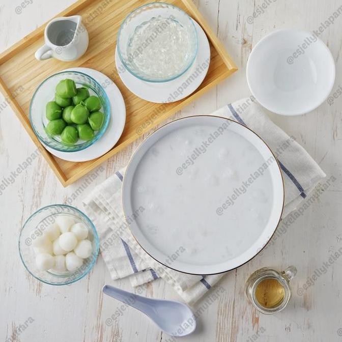 New Es Jelly Kelapa Mutiara/Es Jelly Coconut/Dessert Es Jelly Kelapa