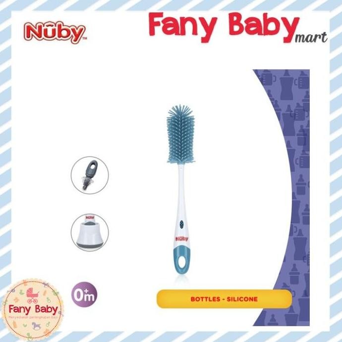 (Best) NUBY E BOTTLE & NIPPLE BRUSH WITH STAND