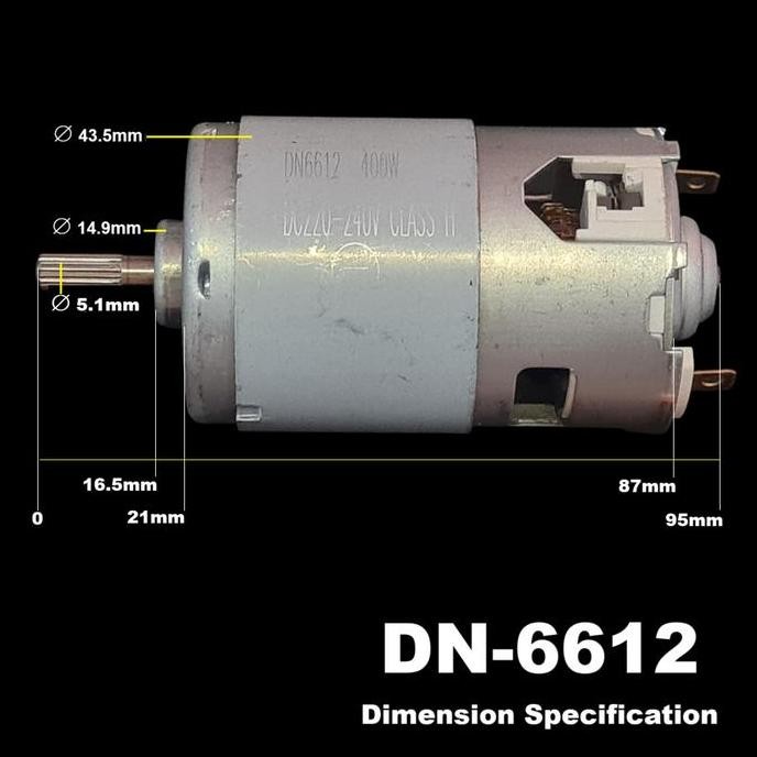 DINAMO HIGH POWER 400W SPEED 11000RPM 220V-240V DC MOTOR DIY MINI GRINDER MESIN BOR GERINDA