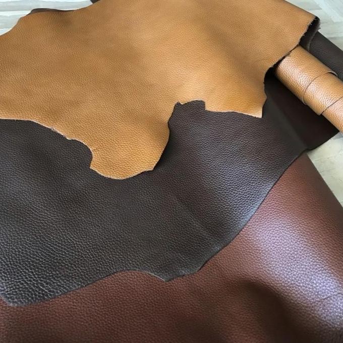 (Best) Kulit Sapi Lembaran Mill Motif Kulit Jeruk