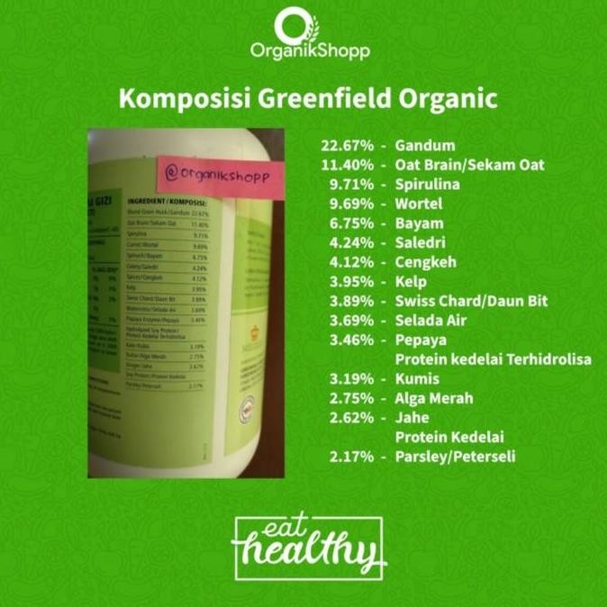 

New Greenfield organic (GFO) melilea 16oz makanan sayuran organik