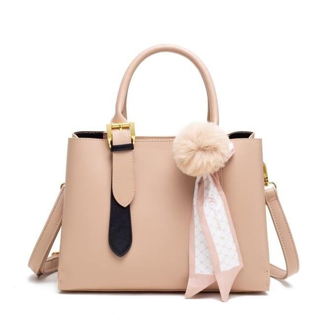 Jims Honey Clara Bag Tas Kerja Wanita Tas Kulit Cewek Free Pompom Free Ellis Card Holder Tas Jinjing