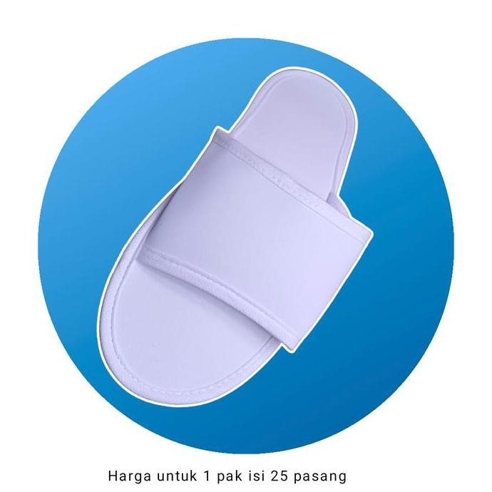 Kualitas terbaik] sleeper sandal hotel putih 4mm