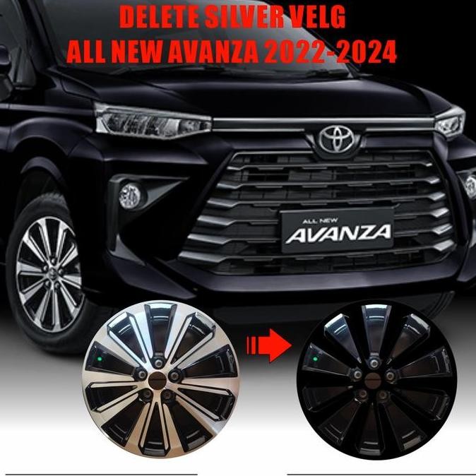 STICKER DELETE SILVER VELG ALL NEW AVANZA 2022-2024 MOBIL ORIGINAL DAN TERPERCAYA