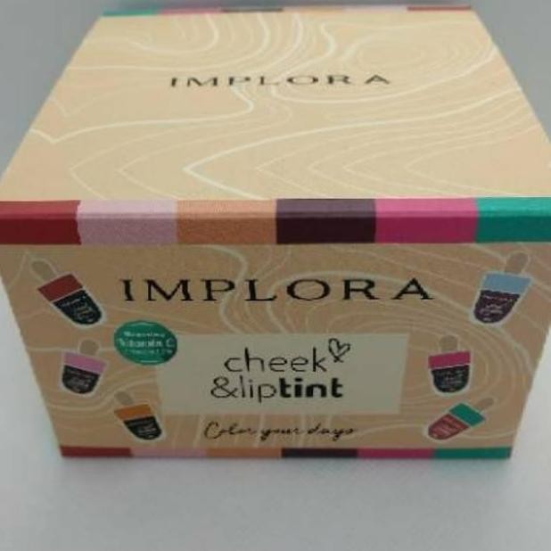 Liptint Implora Bentuk Eskrim Lusinan Isi 12 Original