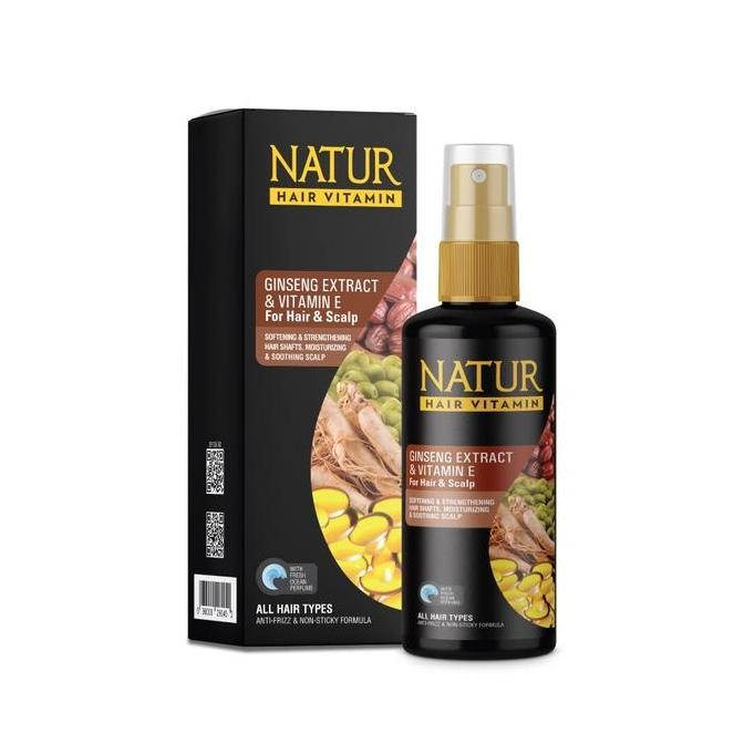 Natur Hair Vitamin Ginseng 80 ml - Vitamin Rambut Rontok