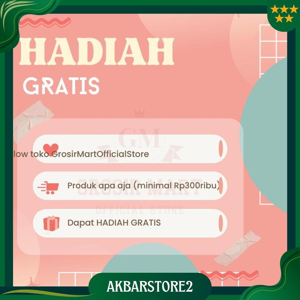 

Hadiah Khusus Pembelian Produk Di Toko Grosir Mart Ori
