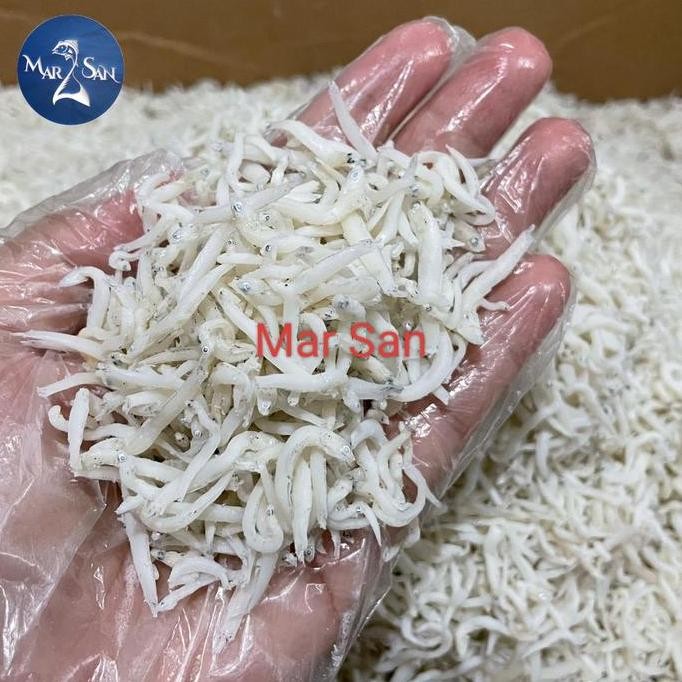 New ikan asin teri nasi medan 500 grm  size kecil kualitas premium