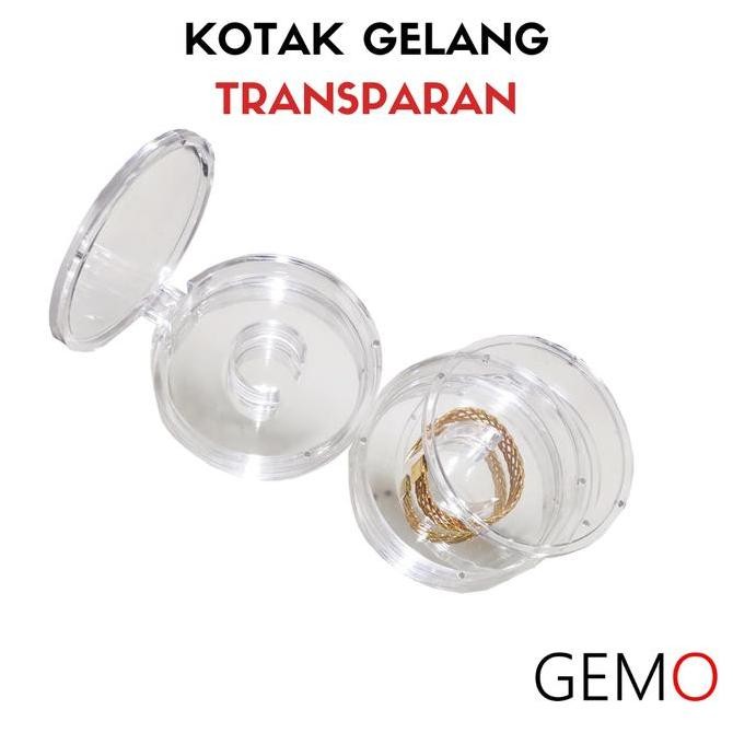 Kotak Gelang Bening Transparan Jewelry Box / Bracelet Box / Display Perhiasan
