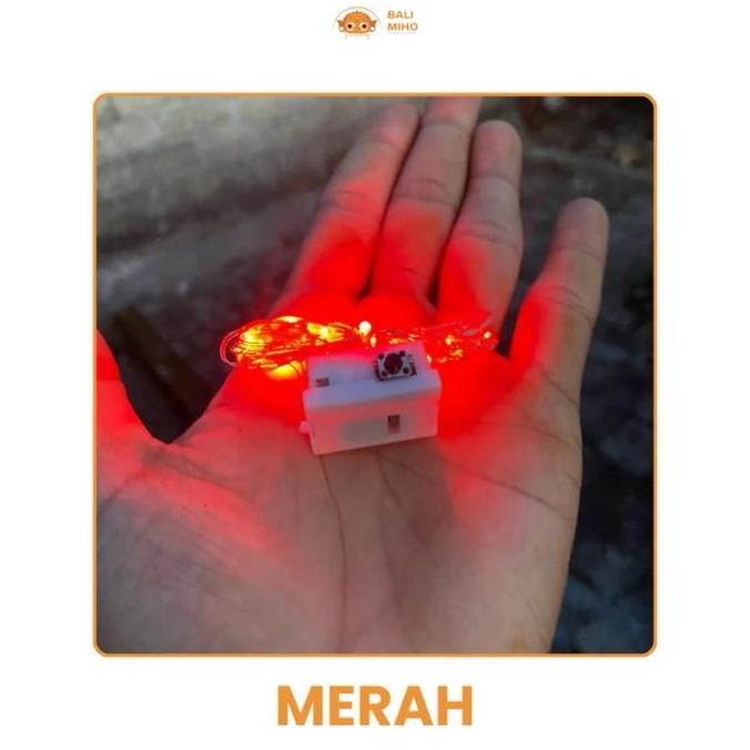 (Good) Lampu Layangan 2 meter - Lampu Layangan Kawat Baterai - Lampu Layang Layang Baterai - Lampu L