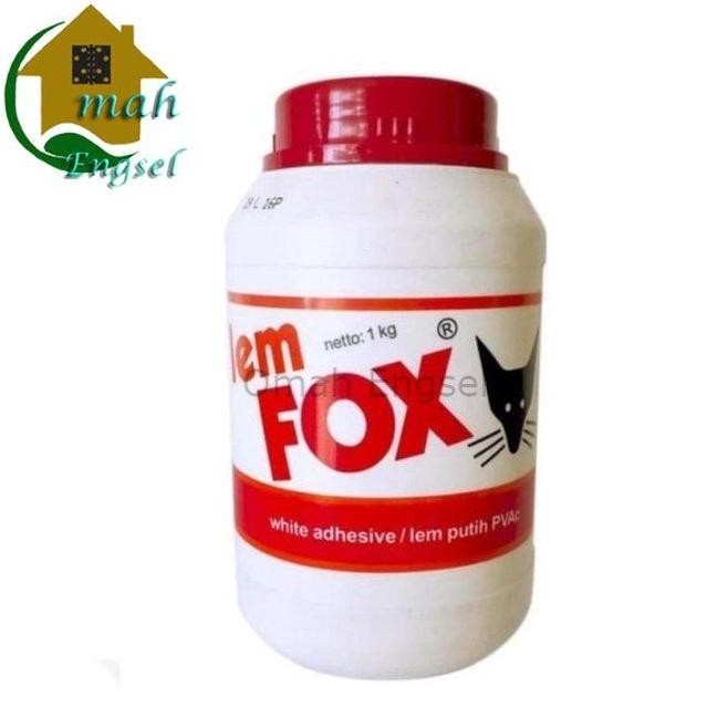 Lem Kayu Fox 1 Kg A.Fox Lem Pvac Putih Serbaguna