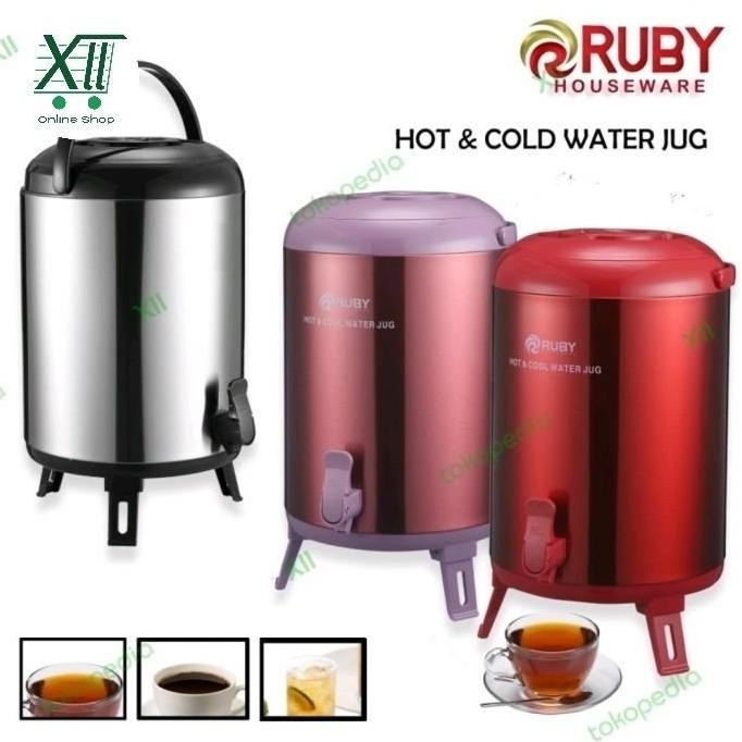Ruby Rb~451 Hot & Cold Water Jug 9,5 Liter Dispenser Air Stainless