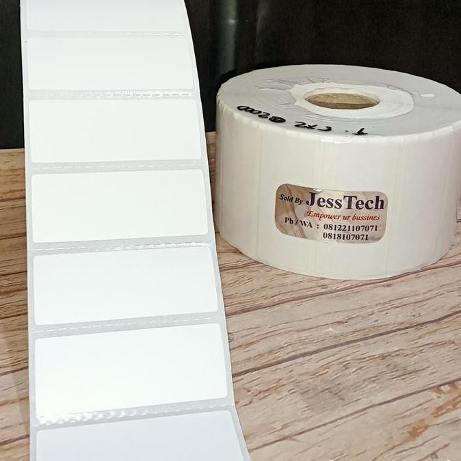 

Sticker Thermal 5X2 Cm Isi 2000Pcs 1 Line Stiker 5X2Cm 50X20Mm 50X20