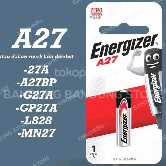 Energizer A27 27A 12V Alkaline Batre Baterai Alkaline A27 Energizer