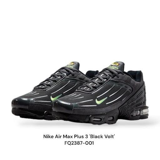 New  Nike Air Max Plus 3 'Black Volt' FQ2387-001 Mens