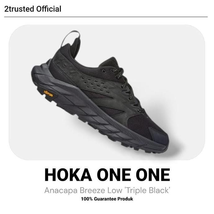New  HOKA ONE ONE Anacapa Breeze Low 'Triple Black'