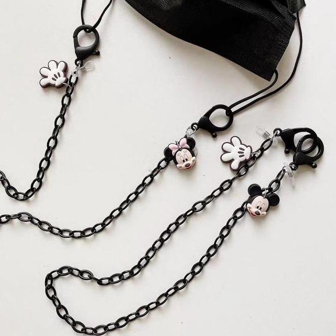 New Mickey Mouse Tali Rantai Strap Masker/Rantai Kalung Masker Anak