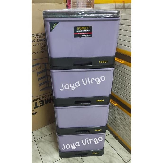 Laci Container Komet L4 / Laci Baju / Lemari Buku / Lemari Baju