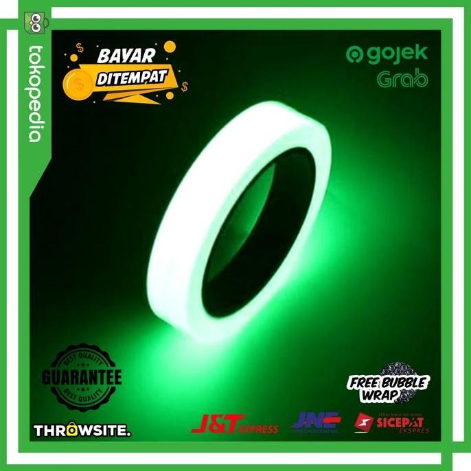 

Lakban Glow In The Dark Luminous Adhesive Tape 1.5 Cm X 10 M Yikaa
