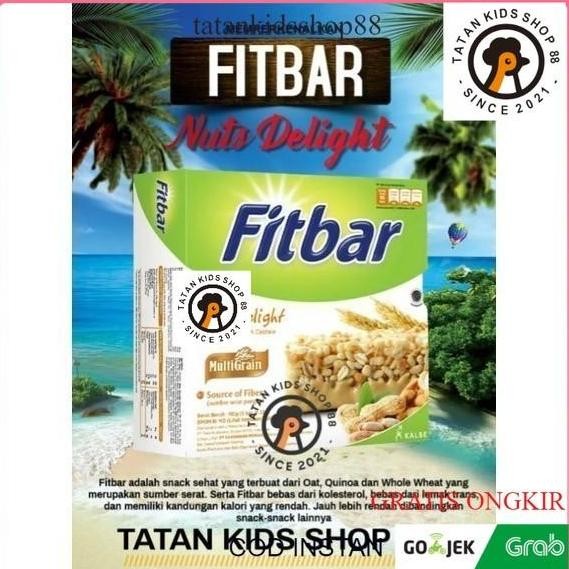 New Fitbar 1 Box Isi 12pcs Coklat Fruits Delight Tiramisu Distributor