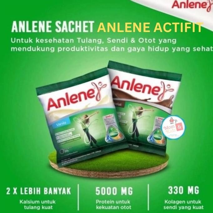 

New ANLENE ACTIFIT RENCENG VANILA COKLAT 22GR x 10 SACHET | ANLENE ACTIFIT 10 SACHET